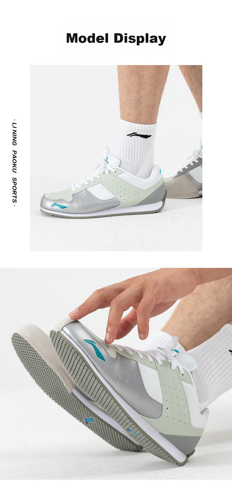 Li-Ning Fencing Shoes, Children's Training Shoes, Breathable And Wear-Resistant, Non-Slip Running And Basketball Shoes, Fencing Equipment for Boys And Girls 14