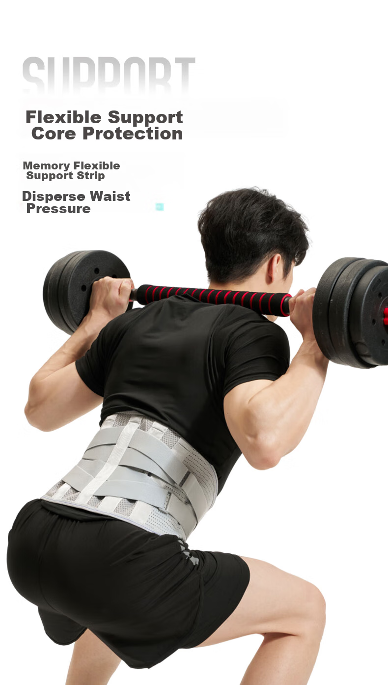 Mdikawe Back Support Belt for Lumbar Disc, Fitness Exercise Deadlift Squat Waist Trimmer, Unisex Running Abdominal Support Waist Brace XL 6