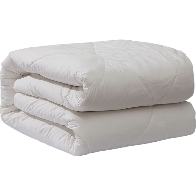 FUANNA Australian Imported Wool Comforter, 100% Pure Wool Duvet, Pure Cotton Winter Quilt, Double Size, Approximately 6.6 Jin, 203*229cm