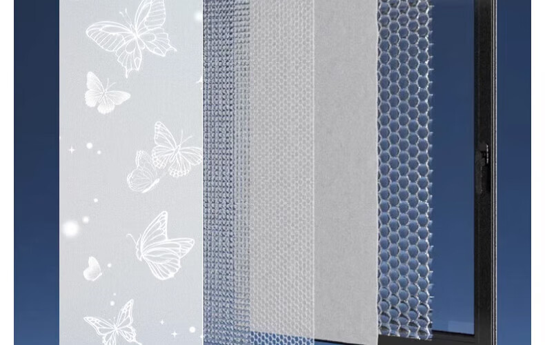 Zichen Window Static Cling Frosted Film, Light-Transmitting But Opaque Window Sticker, Glass Decal, Bathroom Privacy Film 17