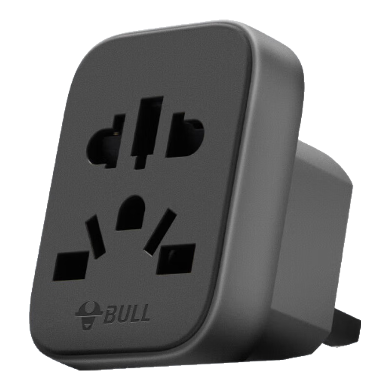 BULL UK Standard Travel Socket/Adapter/Power Converter Socket/Compatible with UK/Singapore/Hong Kong, China And Other Countries without Switches