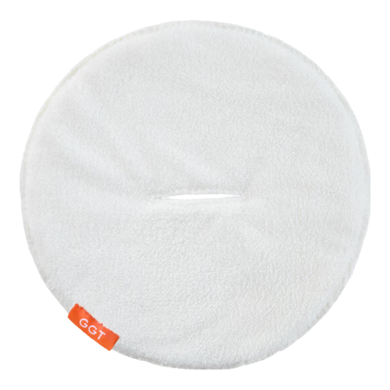 GGT Japanese Hot Compress Towel, Beauty Mask Towel, Face Mask, Wet Compress Face Towel, Steam Heating Face Steaming Face Towel, Single Hole