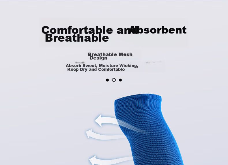 Li-Ning Soccer Socks for Adults, Children And Students, Non-Slip Long Over-Knee Socks with Terry Bottom, Sports Training Socks for Men And Women, Blue, M Size 8