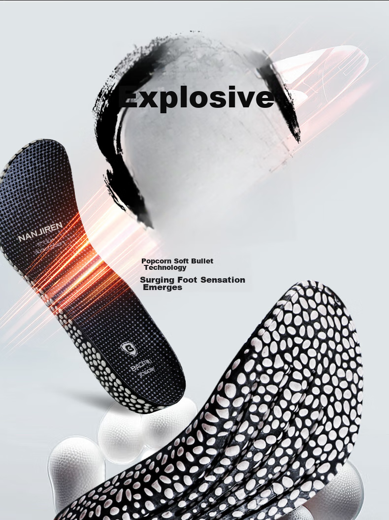 Nanjiren Height-Increasing Insoles for Men And Women, Full Insoles for Leather Shoes, Sports Invisible Shock-Absorbing Insoles, 1.5cm35-36 4