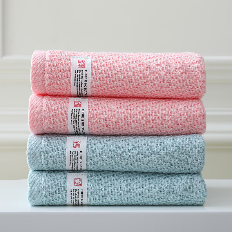 KING SHORE Class A Pure Cotton Towel, Face Towel, Honeycomb Face Cloth, Lint-Free, Easy to Wash And Dry, Sports Face Towel, 1 Piece