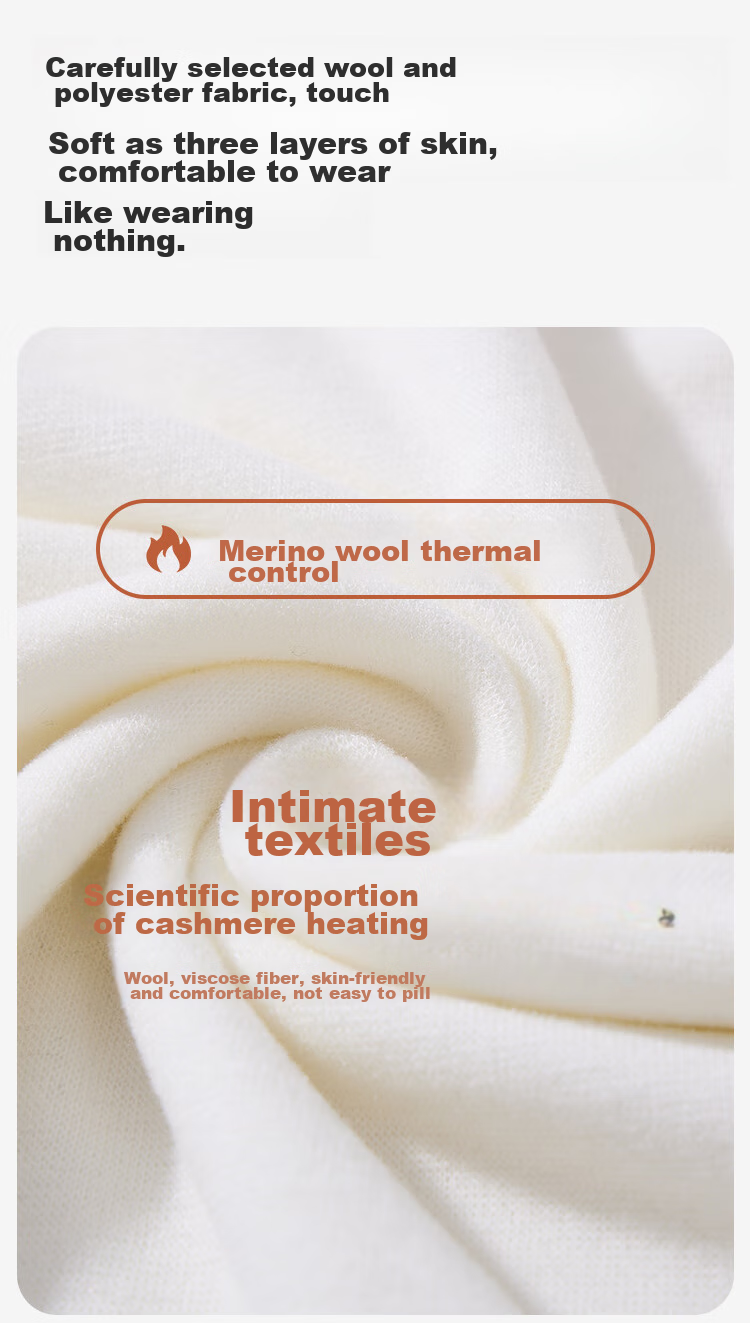 MiiOW Tech Heated Thermal Underwear Women Acrylic Cashmere Autumn High Neck Base Shirt Gray 5