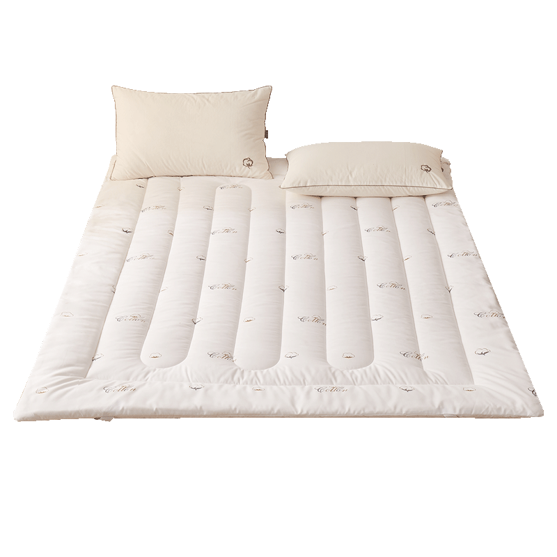 Dohia Home Textiles Mattress Pad, 100% Xinjiang Cotton Mattress Topper, Foldable Soft Mattress Pad for 1.8m Bed, 1.8x2 Meters