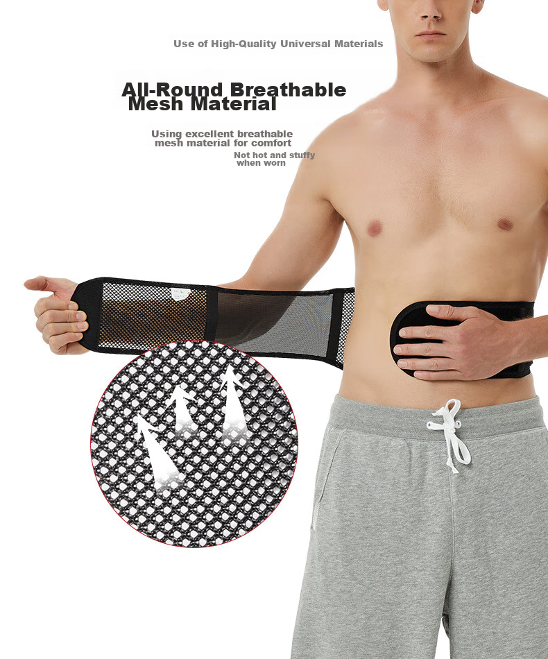 D&M Japan Imported Summer Skin-Friendly Waist Support Belt Fitness Sports Lumbar Brace Intervertebral Disc Herniation Sitting Fixation Support 7