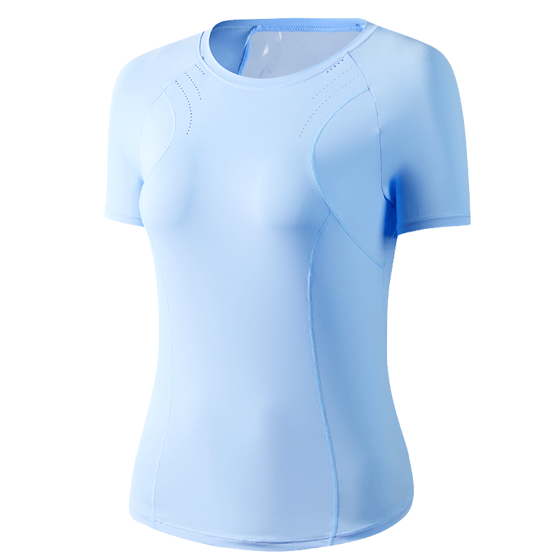 361° Women's Sports Fitness Yoga Top, Spring And Summer Running Pilates Workout Short-Sleeve T-Shirt, Stylish Quick-Dry Yoga Wear