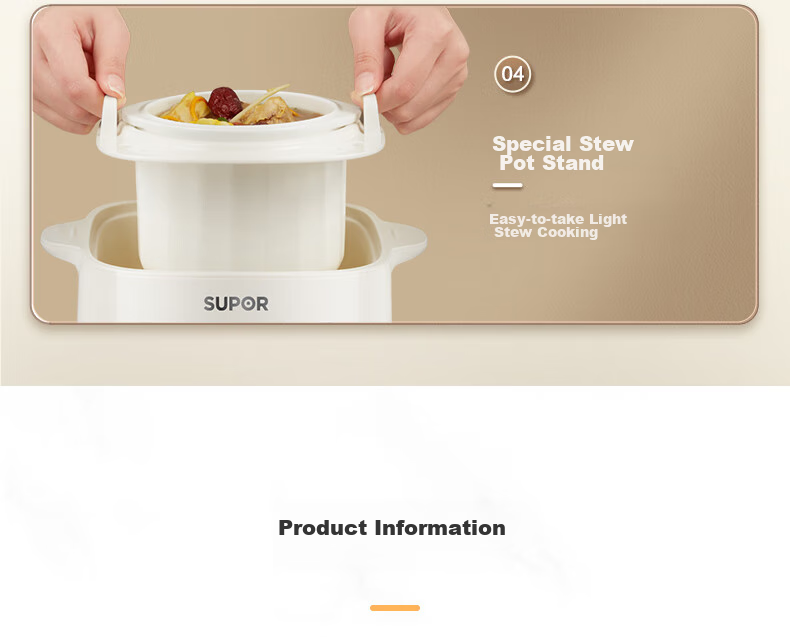 SUPOR Electric Stew Pot, Electric Stew Cup, Double Boiler, Soup Pot, Bird's Nest Stew Cup, Soup Stew Pot, Soup Stew Cup Steamer, Baby Food Cooker DZ10YC866 17