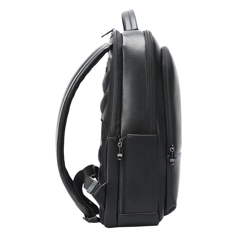 Bopai Leather Business Backpack for Men, Laptop Bag, Travel Bookbag with Fine Texture, Gift for Me