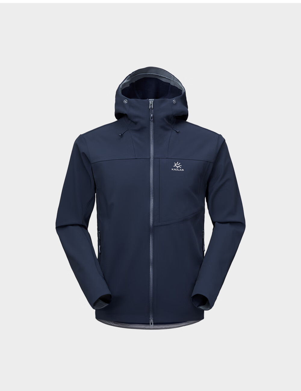 KAILAS M8 IC Hooded Softshell Jacket Men Fleece Warm Breathable Stretch Durable Windproof Hiking Coat Autumn Winter 23