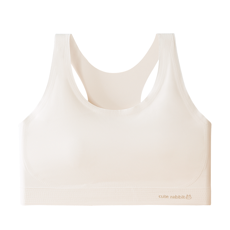 Ariel & Aurora Girls' Underwear Children's Vest for 14-Year-Olds Developmental Stage Youth Primary and Middle School Skin Color M