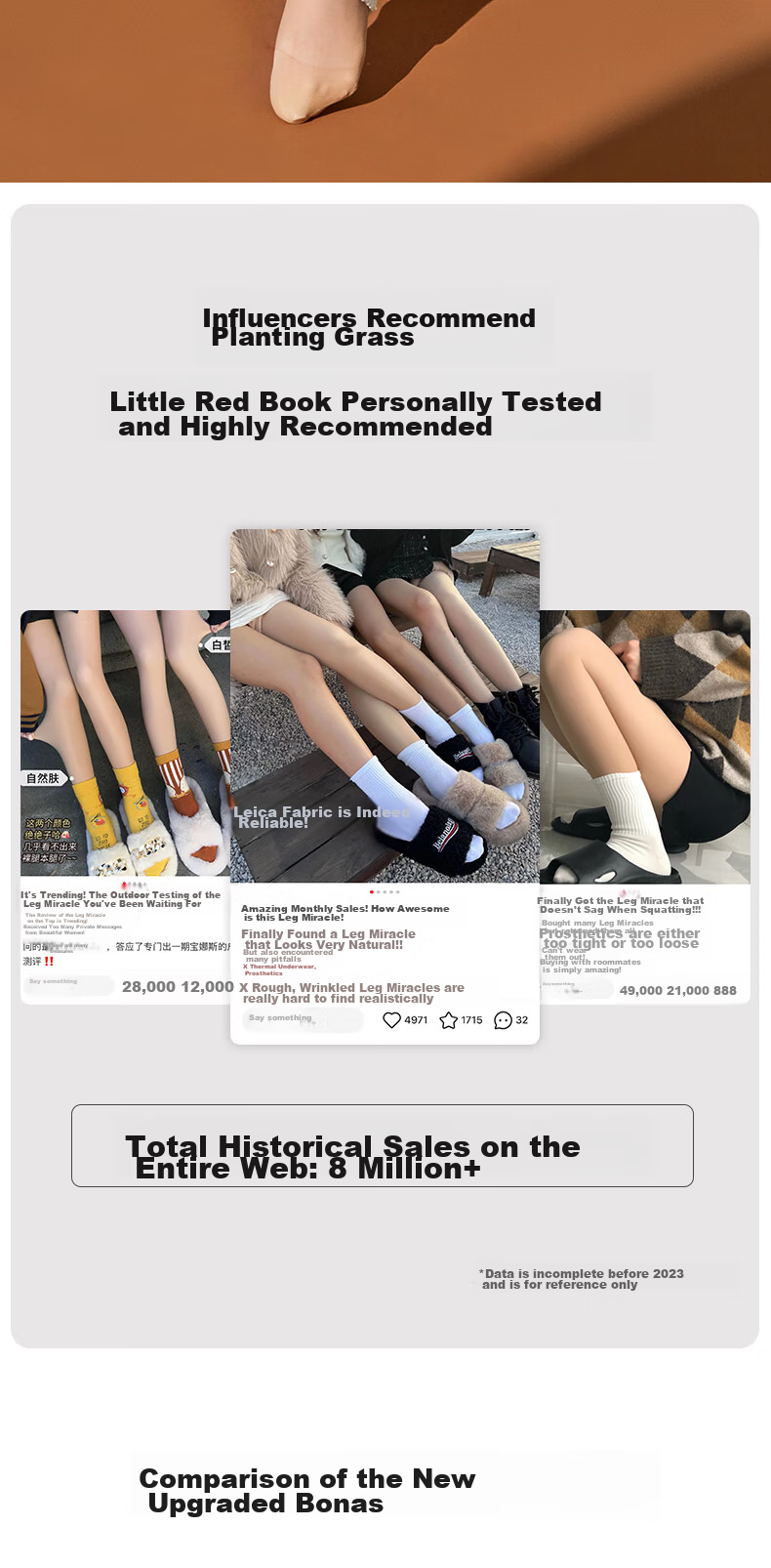 BONAS 2026 New Bare Leg Effect Double-Layer Stockings for Women, Autumn And Winter Base Layer Pants, Fleece-Lined Warm Thick Seamless Skin-Transparent Pantyhose 2