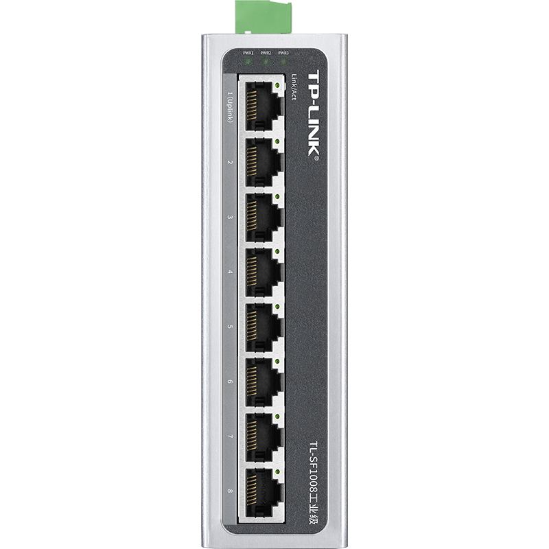 TP-LINK 8-Port 100Mbps Industrial-Grade Enterprise Ethernet Switch TL-SF1008 Industrial-Grade 1 Unit Enterprise/Monitoring Network Splitter Hub Tp Switch