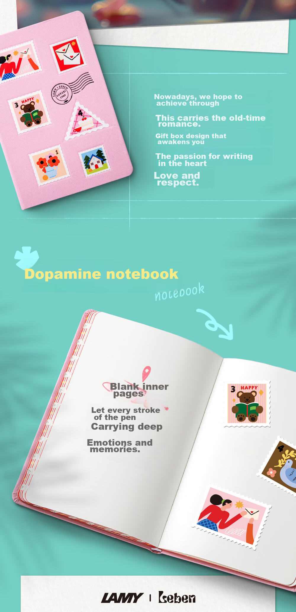 LAMY Safari Dopamine Series Fountain Pen Gift Set with Ink, Correct Posture Writing Pen, Student Stationery, Office Gift, Bonn Pink 0.7mm 5