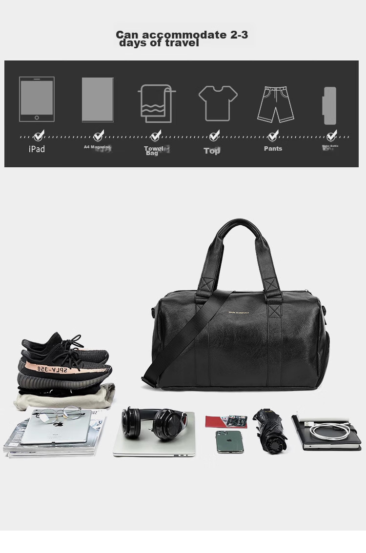 Mark Fairwhale Dry and Wet Separation Independent Shoe Compartment Casual Sports Swimming Fitness Bag Large Capacity Handheld Luggage Tote Travel Bag 18