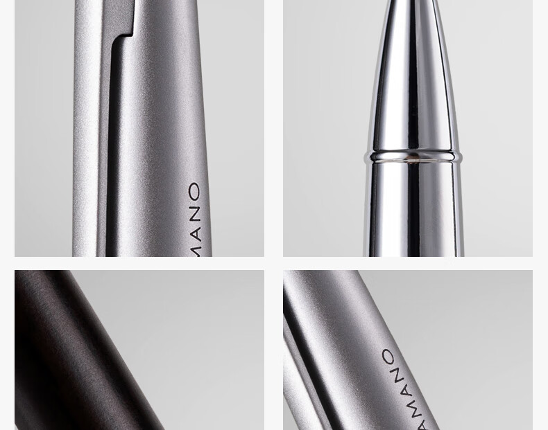 Deli Premium Ultra-Smooth Retractable Gel Pen, 0.7mm Bullet Tip, Metal Barrel, Business Wood Grain Signature Pen, Hu Ge Signature Gift Box Set, Single Pen A6Pro-07 22