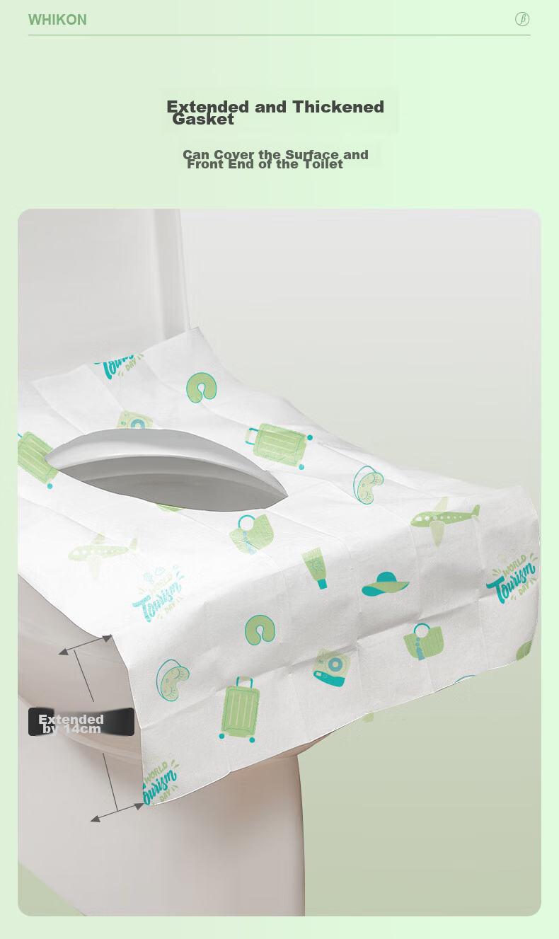 JAJALIN Disposable Toilet Seat Covers, Individually Wrapped, for Pregnant And Postpartum Women, Hotel Travel Toilet Seat Protectors 9