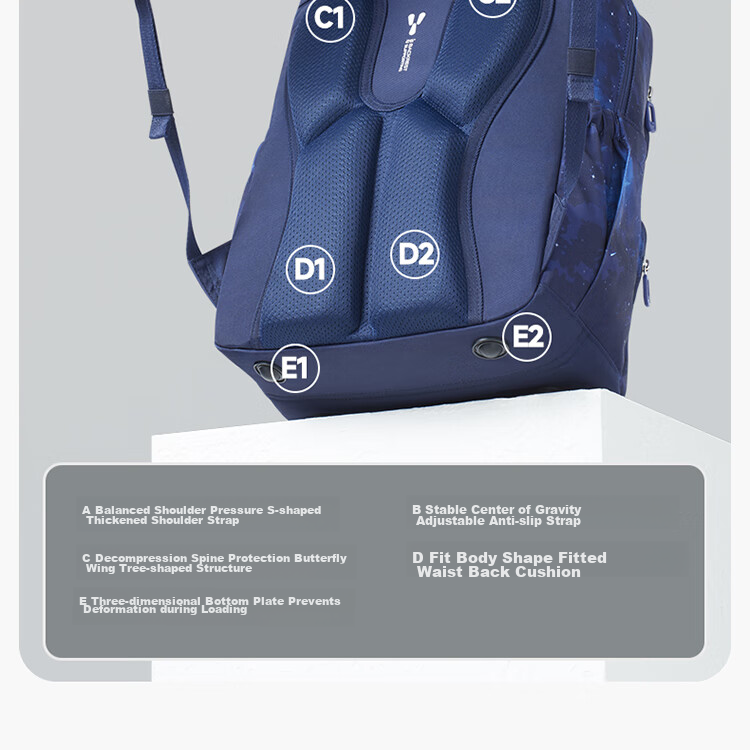 UEK Schoolbag for Girls And Boys, Grades 3-6, Lightweight, Ergonomic Spine Protection, Children's Backpack 13