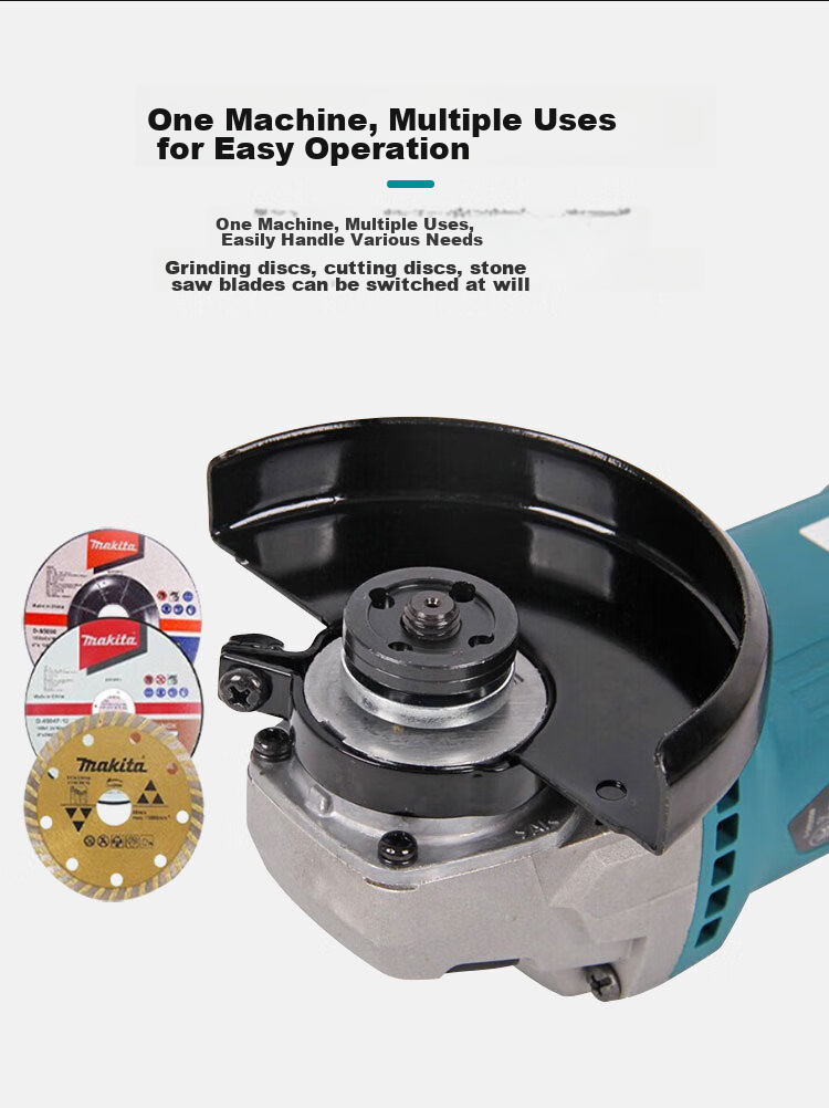 MAKITA Angle Grinder, Cutting Machine, Polisher, Hand Sanding Wheel, Rear Switch M9513B 7