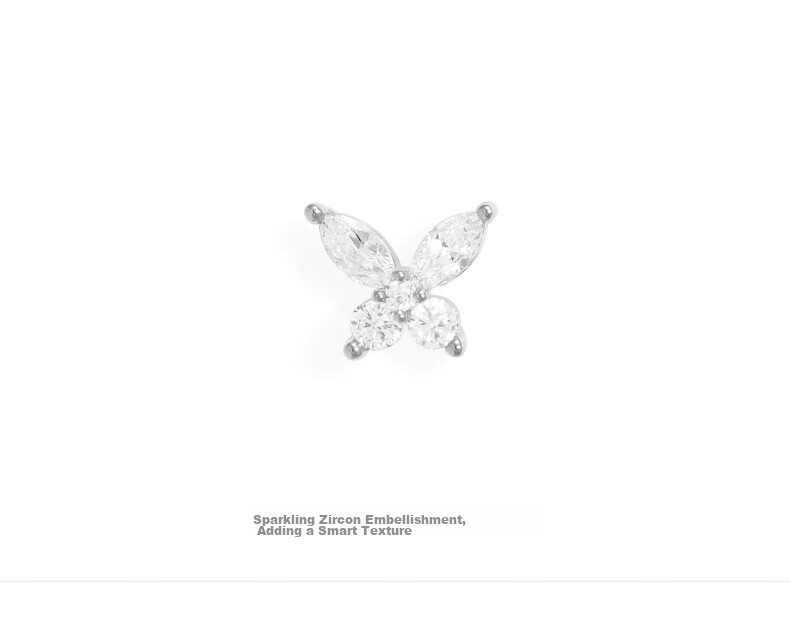 APM Monaco Asymmetric Butterfly Earrings, Luxurious High-End Jewelry, Gift for Girlfriend Or Wife 4