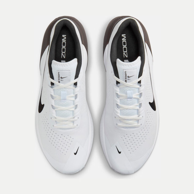 NIKE Men's Training Shoes M NIKE AIR ZOOM TR Sneakers DX9016-103 White/black 40.5 3