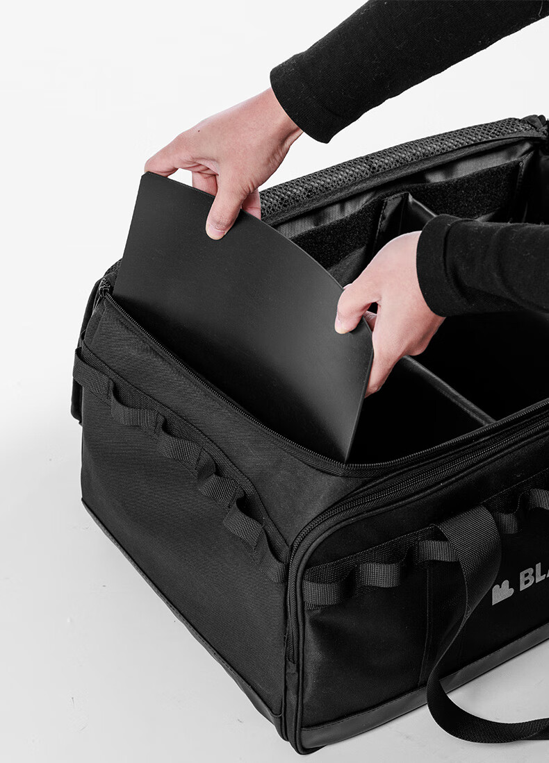 Black Dog Camping Storage Bag, Picnic Bag, Storage Box, Outdoor Divider, Adjustable 30L Large Capacity Storage Bag 13