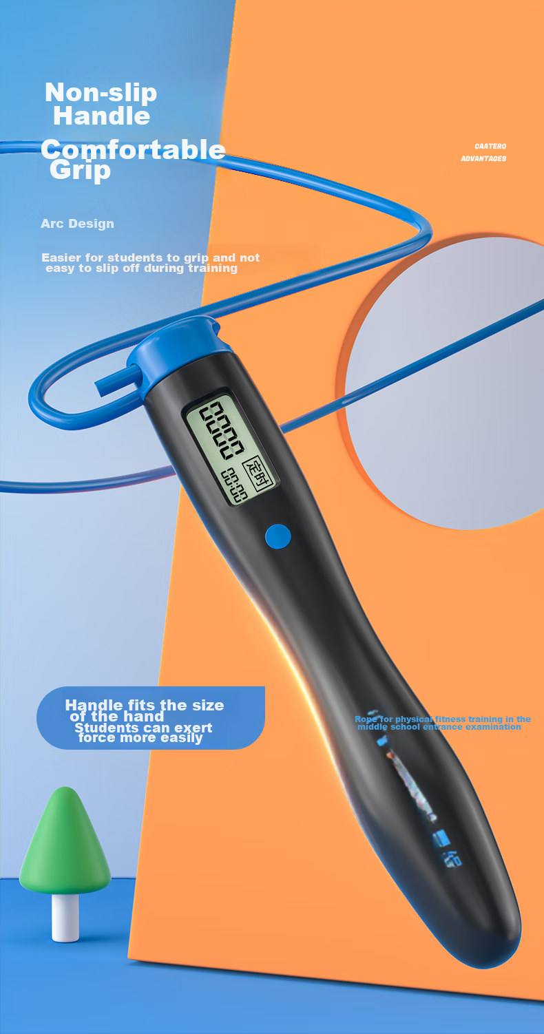 Li-Ning Jump Rope for Middle School Students' Physical Education Exam, Standard Model with Counting Function, Professional Non-Tangling Countdown Design for 2025 9