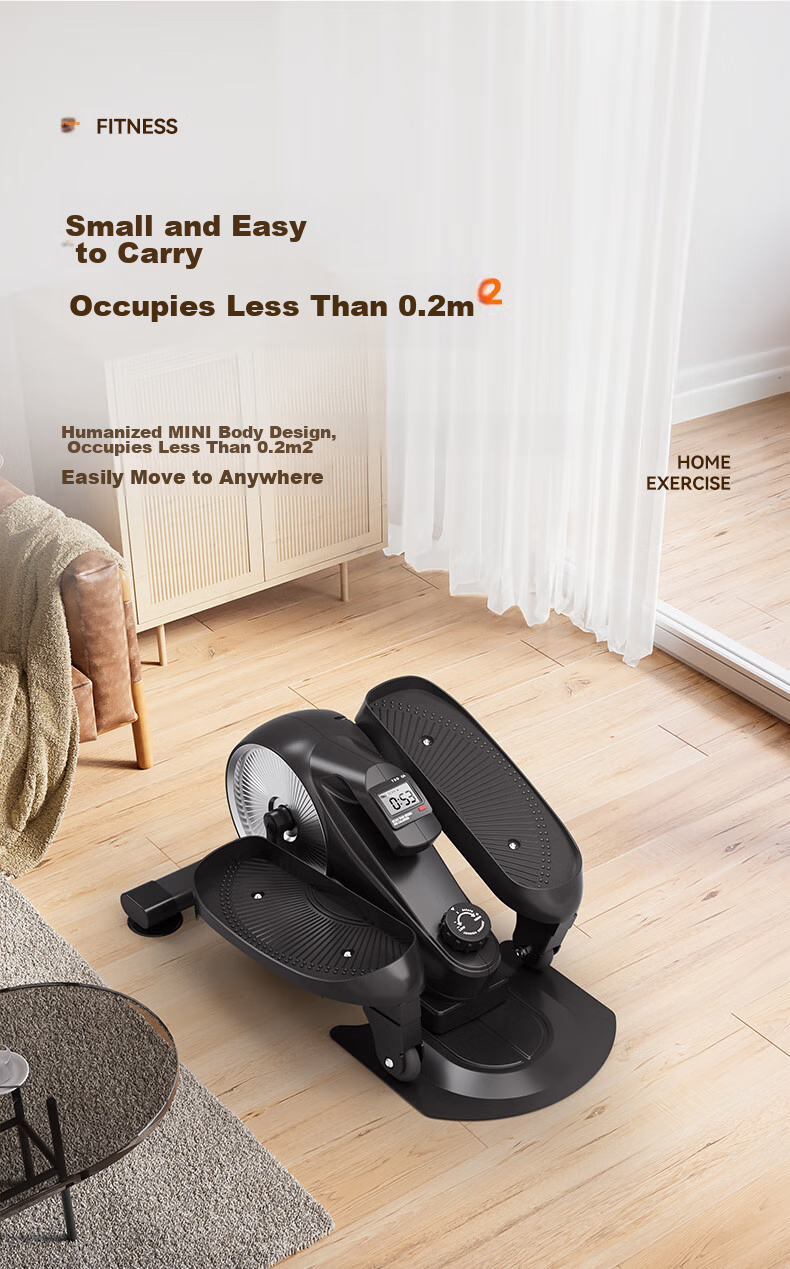 HOT KNEE Elliptical Machine for Home Use, Mini Stepper, Elliptical Trainer, Weight Loss Fitness Equipment, Foot Pedal Machine, Quiet Operation with Adjustable Resistance 14