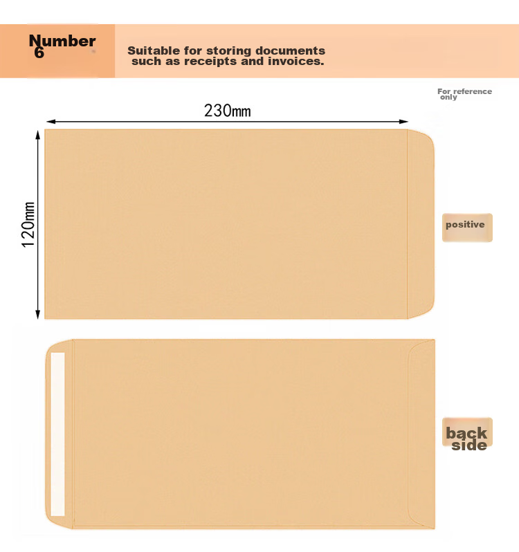 Kingdee 20 Pieces/pack Blank Kraft Paper Self-Adhesive Envelopes No. 9, Thickened with Double-Sided Tape, Vintage Chinese Style Paper Bags, Self-Sealing Sample Packaging Bags 9