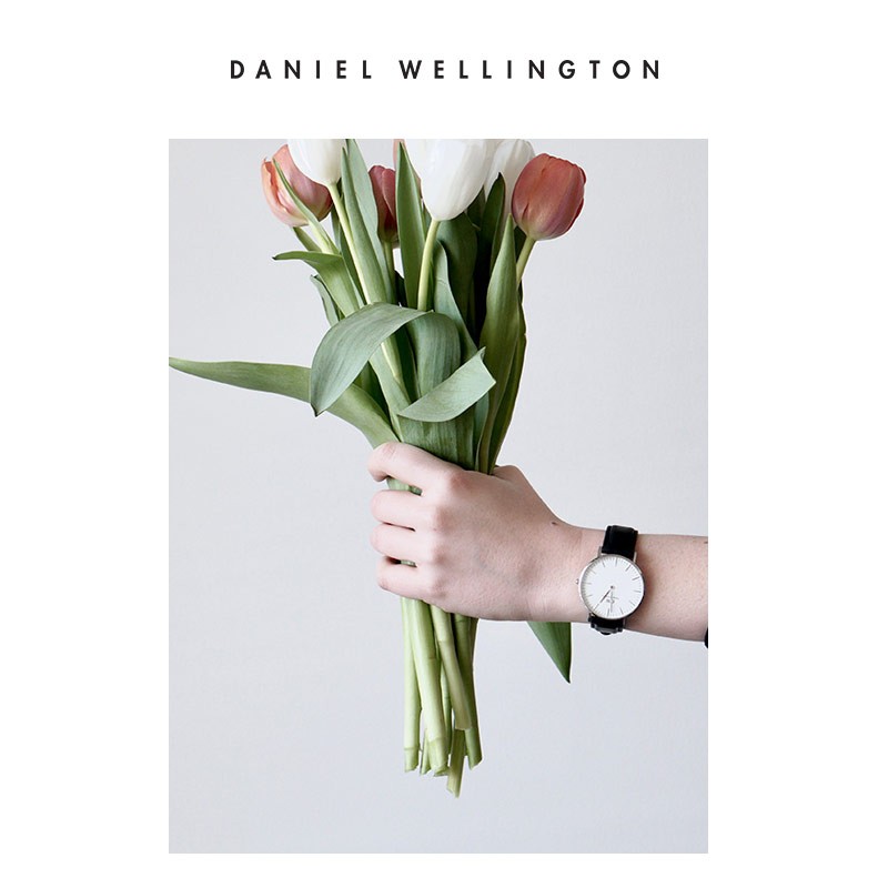 Daniel Wellington DW Watch, Unisex Couple Watch, 36mm Fashionable Western-Style Quartz Wristwatch, Christmas Gift, DW00100053 Wearables