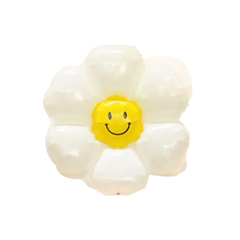 Duomeiyi Birthday Scene Decoration Balloons for Children, Boys And Girls, Daisy Smiley Sunflower Aluminum Foil Balloons, 5-Piece Set