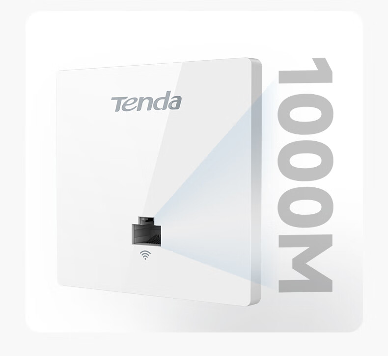 Tenda Wireless AP Panel, AX1500 Dual-Band Gigabit AP, Home And Commercial 86-Type Router, Whole-House WiFi 6 Networking, W13 Slim Model (White) 14