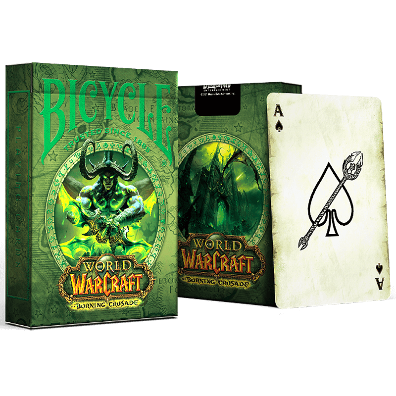 BICYCLE Playing Cards, Blizzard World of Warcraft Co-Branded Cards, Limited Edition, Burning Crusade