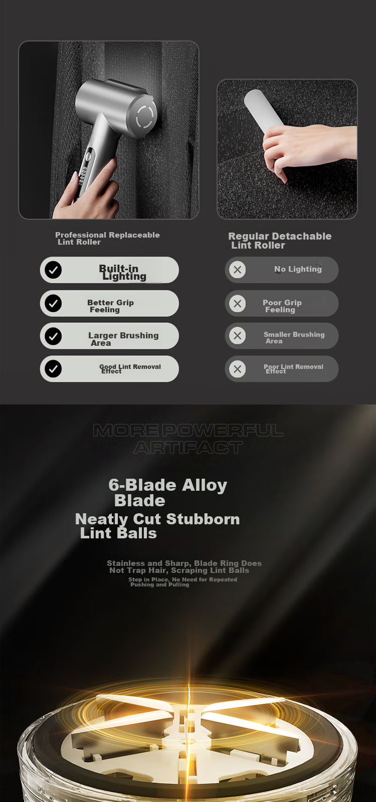 Zhigan Lint Roller, High-Power Hair Remover, Ball Removal Tool, Clothing Defuzzer, Pilling Remover, Shaver, Fabric Defuzzer, Ball Remover, Ball Remover, Ball Remover, Shaver, Vacuum Cleaner M35 8