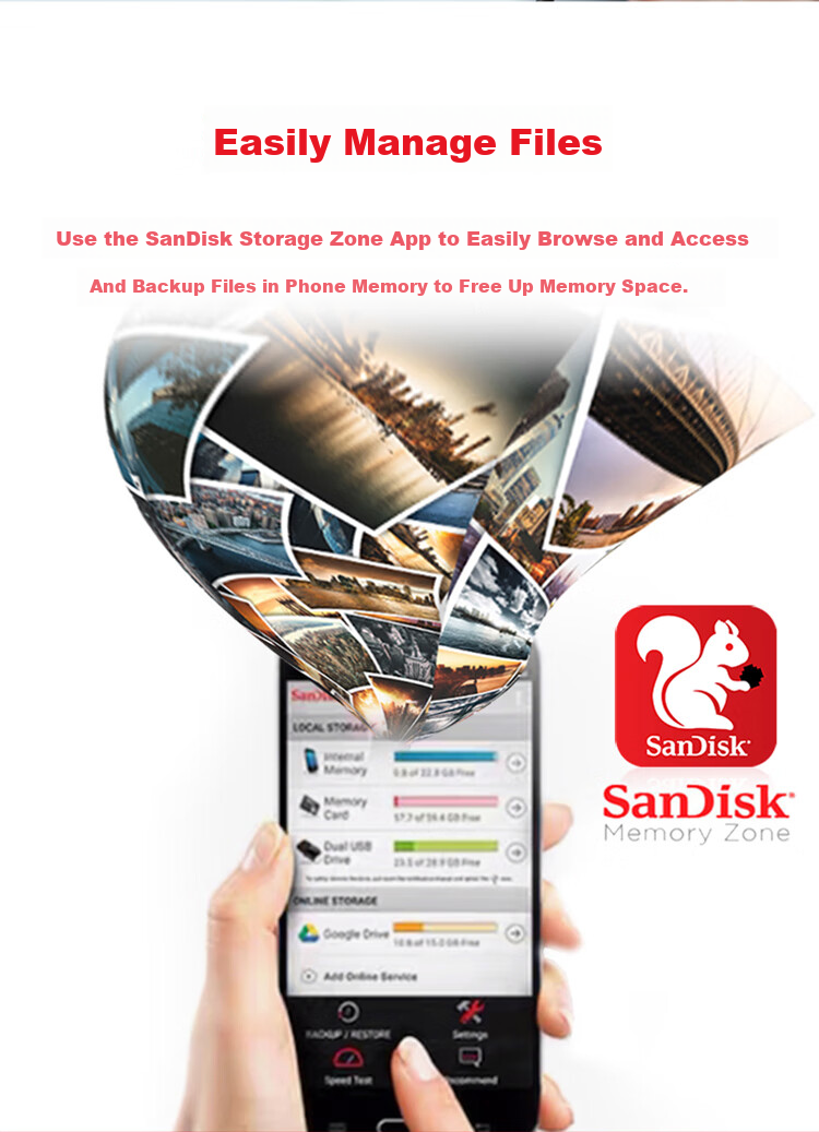 SanDisk, SanDisk 2TB Type-C USB3.2 NVMe Portable Solid State Drive (PSSD), E61 Pro Edition, 1050MB/s, Triple Protection for Phones And Laptops, External SSD 12