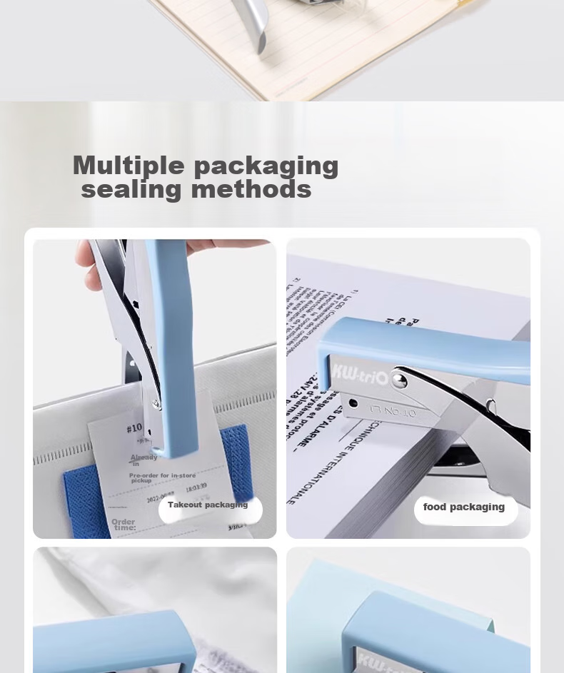 KW-Trio [Super Popular] Handheld Stapler, Portable Office Stapler, Takeout No.10 Stapler, Can Staple up to 10 Pages 5