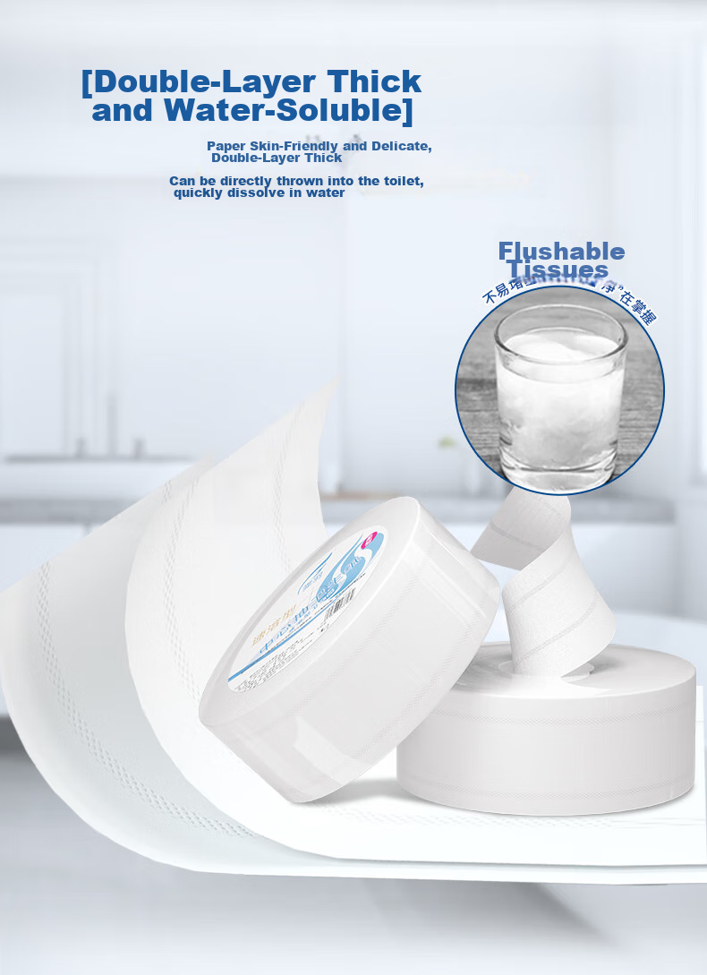 Feiyu Core-Center Pull Large Roll Toilet Paper, 2-Ply, 700g*12 Rolls, Supermarket Grade, No Contact, Whole Box FZ101 4