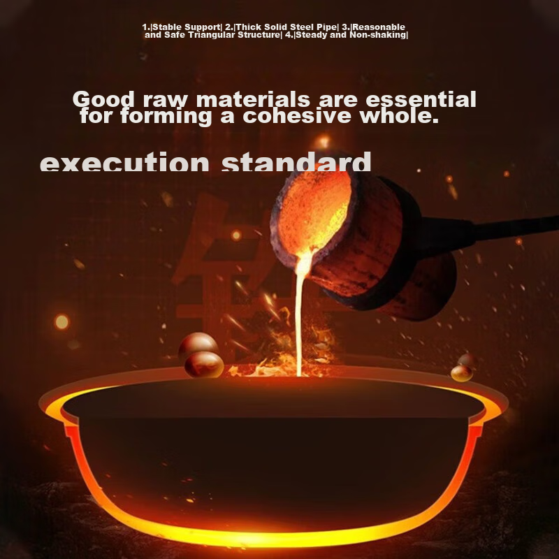 Supor Cast Iron Wok, Healthy Non-Coated Iron Pan, 30cm, Suitable for Open Flame And Gas Stoves, Cooking Pan, EC30BH01