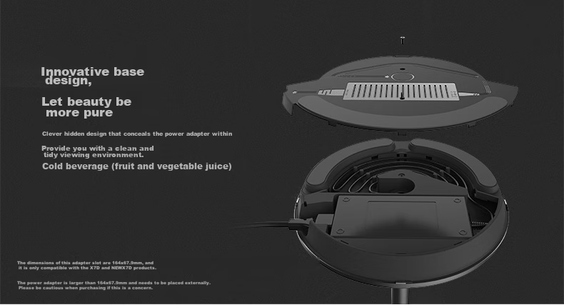 Dayancheng Projector X11/X20 Dedicated Tray Base (Can Be Adapted to 6mm (1/4 Inch) Aperture for Projector Base) 4