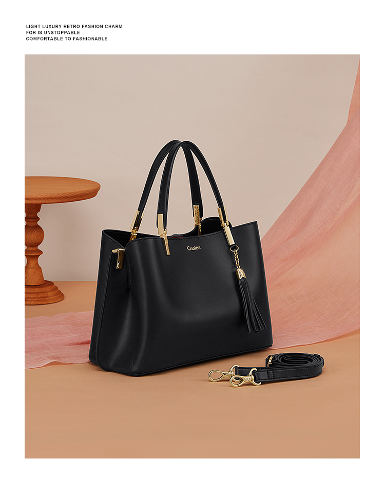 Kouyi Women's Leather Handbag High-Grade Single Shoulder Bag Large Capacity Birthday Gift for Girlfriend Wife 12