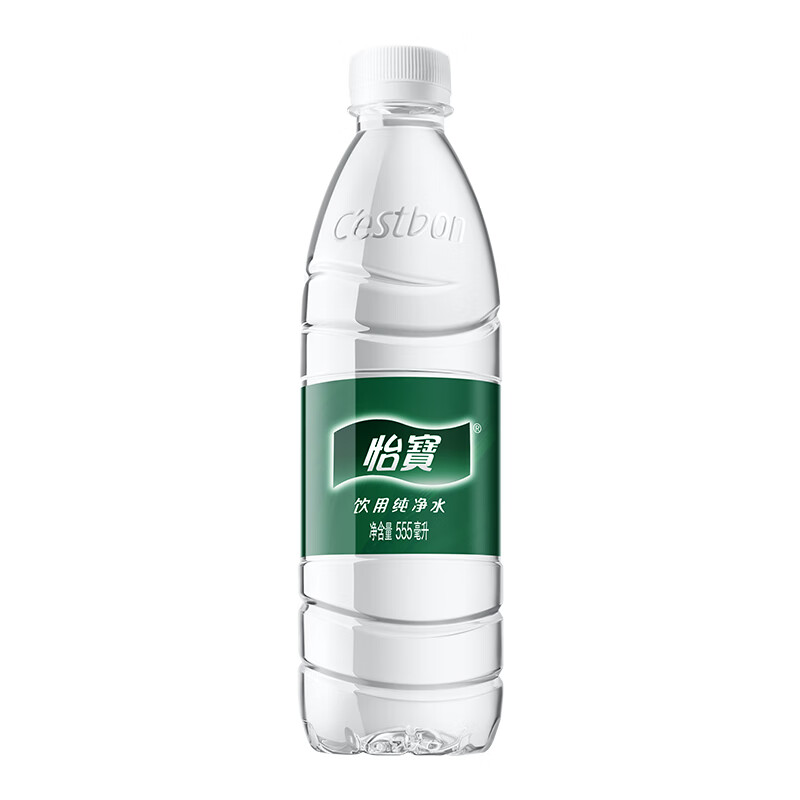怡宝 饮用水 纯净水555ml*24瓶 整箱装
