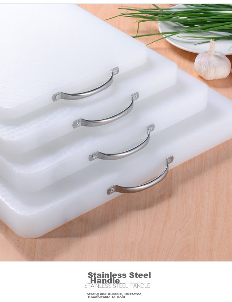 Quanshi Rectangular Cutting Board with Handle, 35*27*1.5cm, Chopping Block for Meat And Vegetables, Bone Cutting Board, Plastic Cutting Block 10