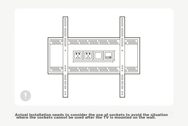 Brateck Beihu 60-100 Inch 98 Ultra-Thin TV Wall Mount Bracket Fixed for 65/70/75/80/85 Inch TVs X39-96 16
