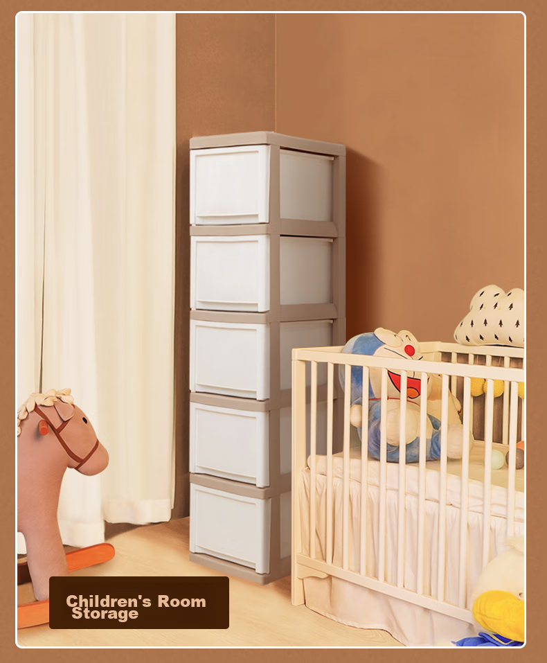 IRIS Storage Cabinet, Gap Cabinet, Wardrobe Drawer Organizer, Storage Cabinet, Narrow Cabinet, Storage Box, Ailisi Five-Tier 8