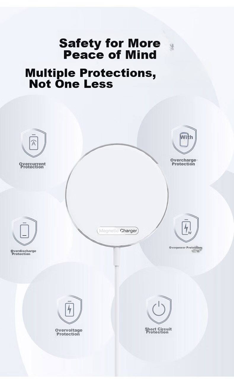 Stiger Apple 18 Wireless Charger, MagSafe Magnetic 15W Fast Charging, Compatible with IOS IPhone 17 Pro Max 15/14/13/12 Full Series, Apple Huawei Xiaomi Phones 11