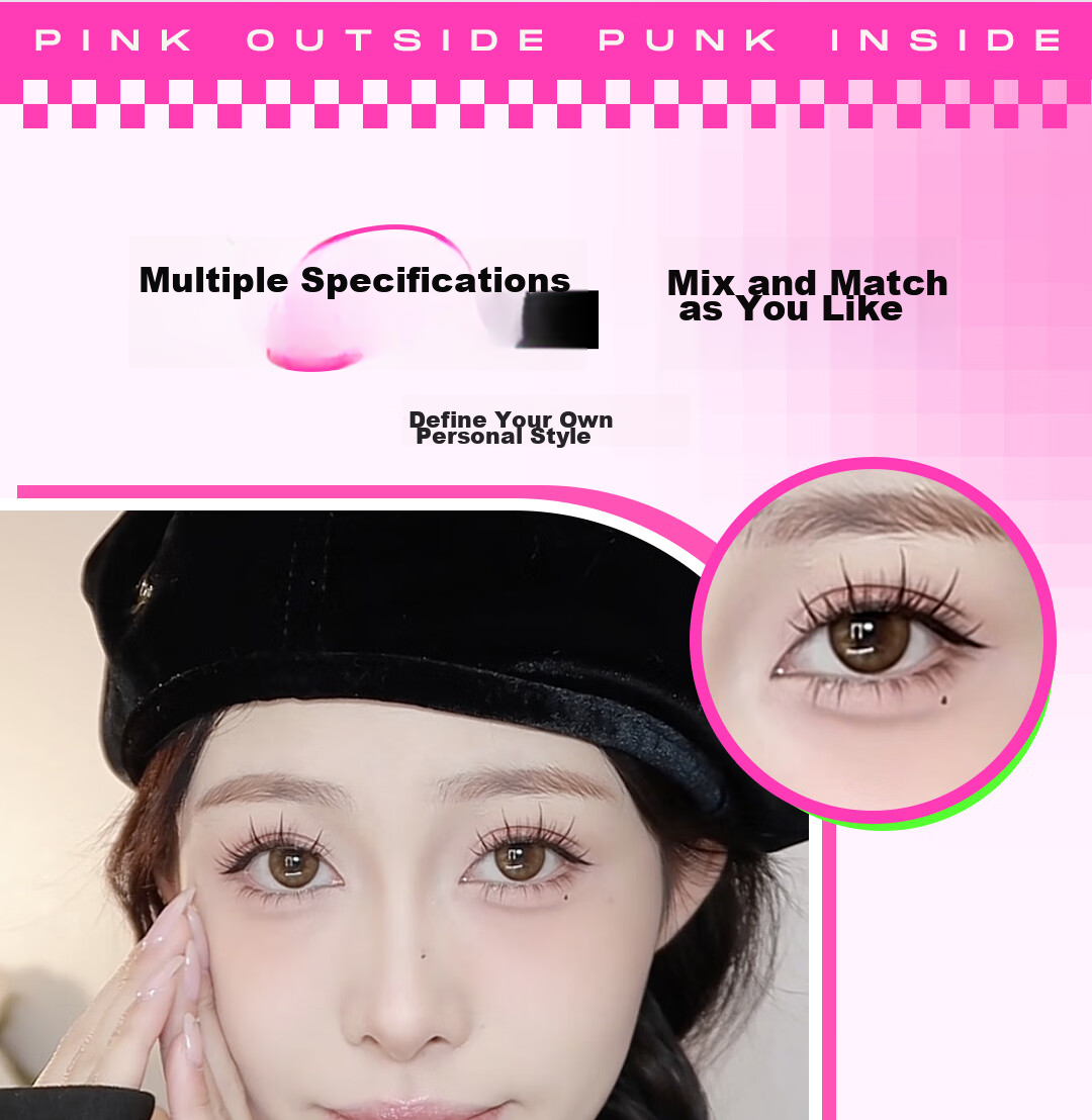 Arrebol False Eyelashes for Women, Natural-Looking, No Glue Required, Lazy Person's Lashes, Long And Curled, Beginner-Friendly, Gift for Girls 2