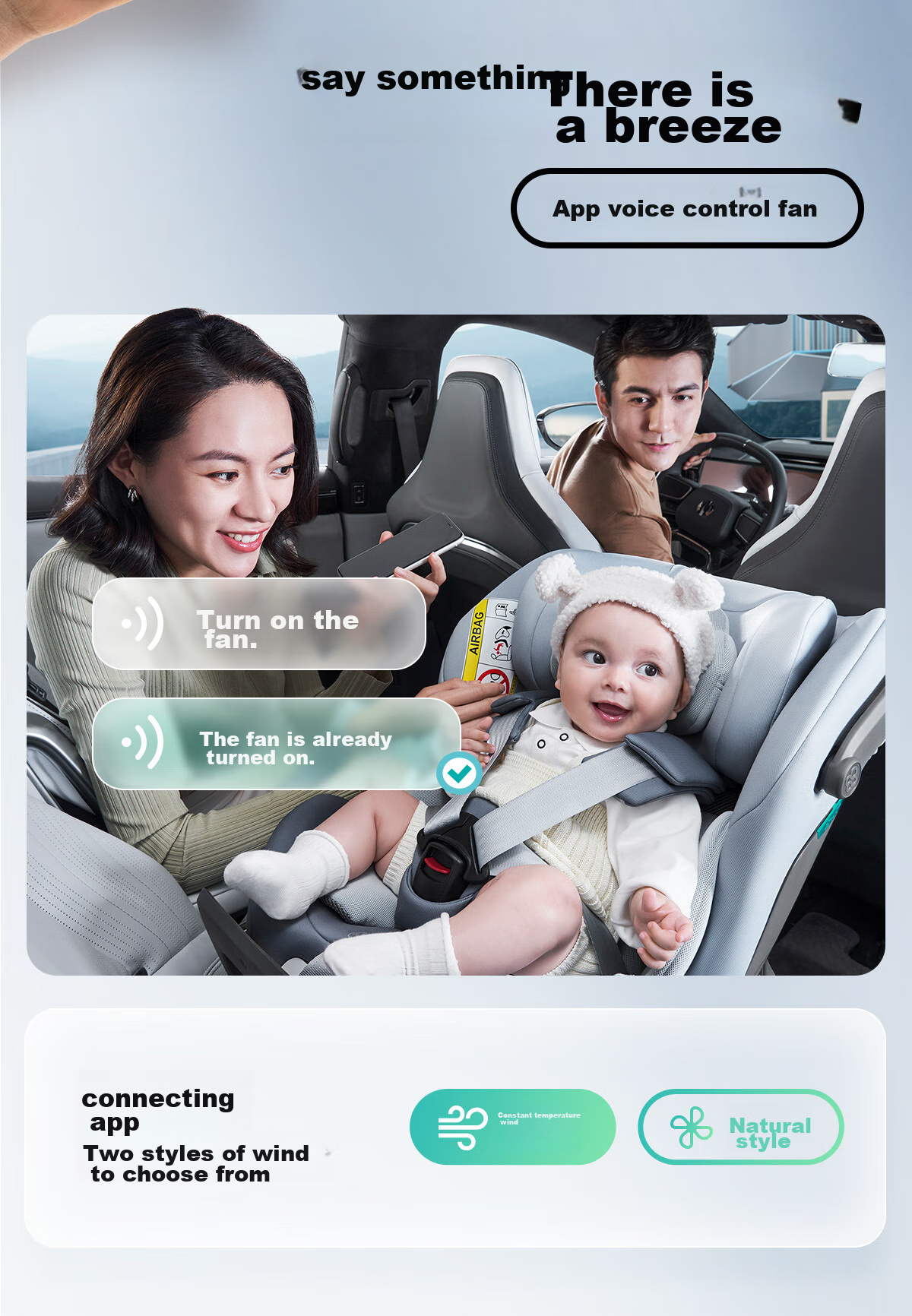 Babyfirst Lingyue Pro Infant and Child Safety Car Seat 0-7 Years i-Size Polar Gray New Regulation 7