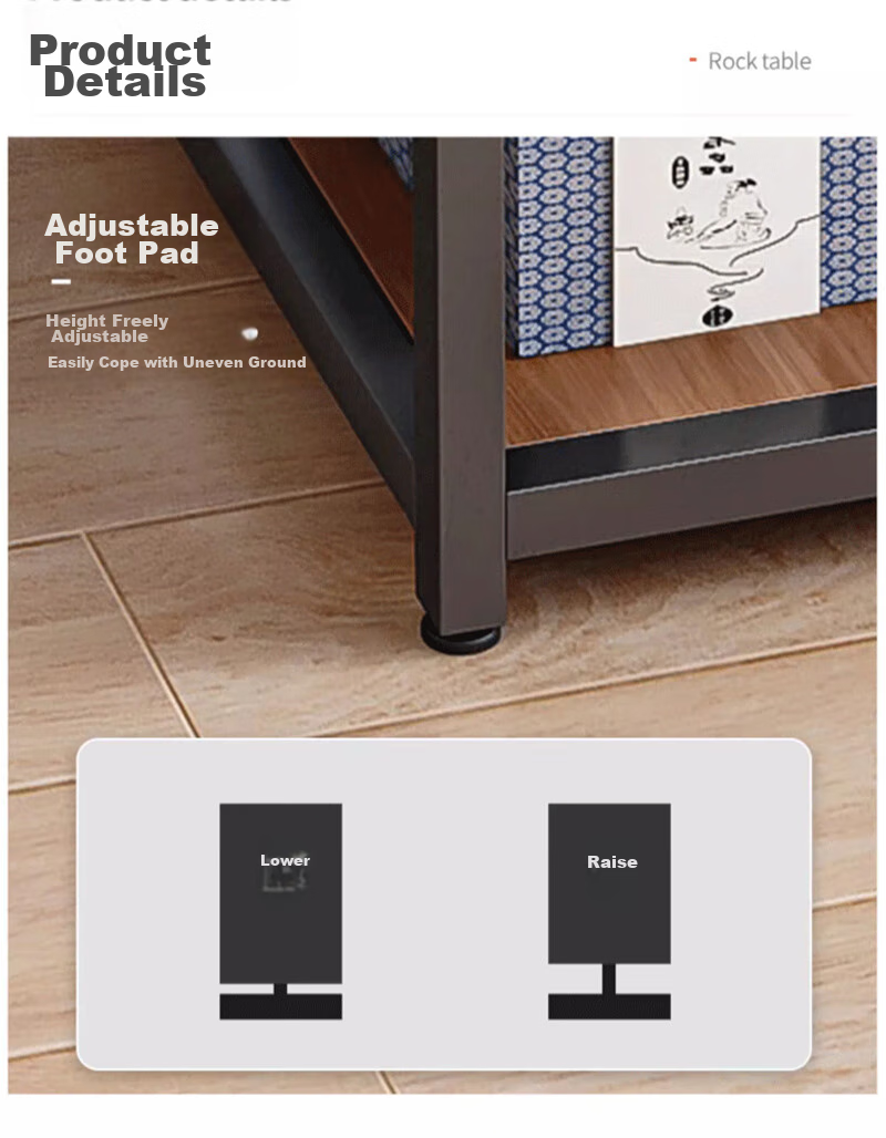 OLENOUFENG Side Table, Small Apartment Coffee Table, Sofa Side Cabinet, Tea Table, Home Storage Rack, Simple Storage Shelf, Floor-Standing Storage Rack 13
